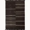 Clearance Alfombra de lana Striped Rectangular|Alfombras Rectangulares