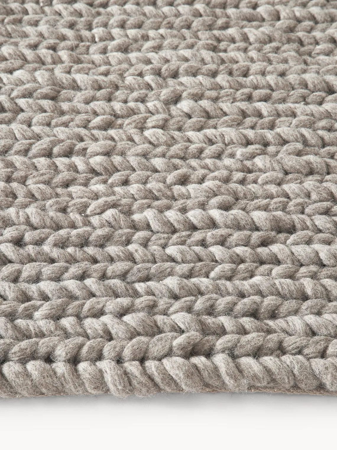 Discount Alfombra de lana trenzada Bruna Rectangular|Alfombras Rectangulares