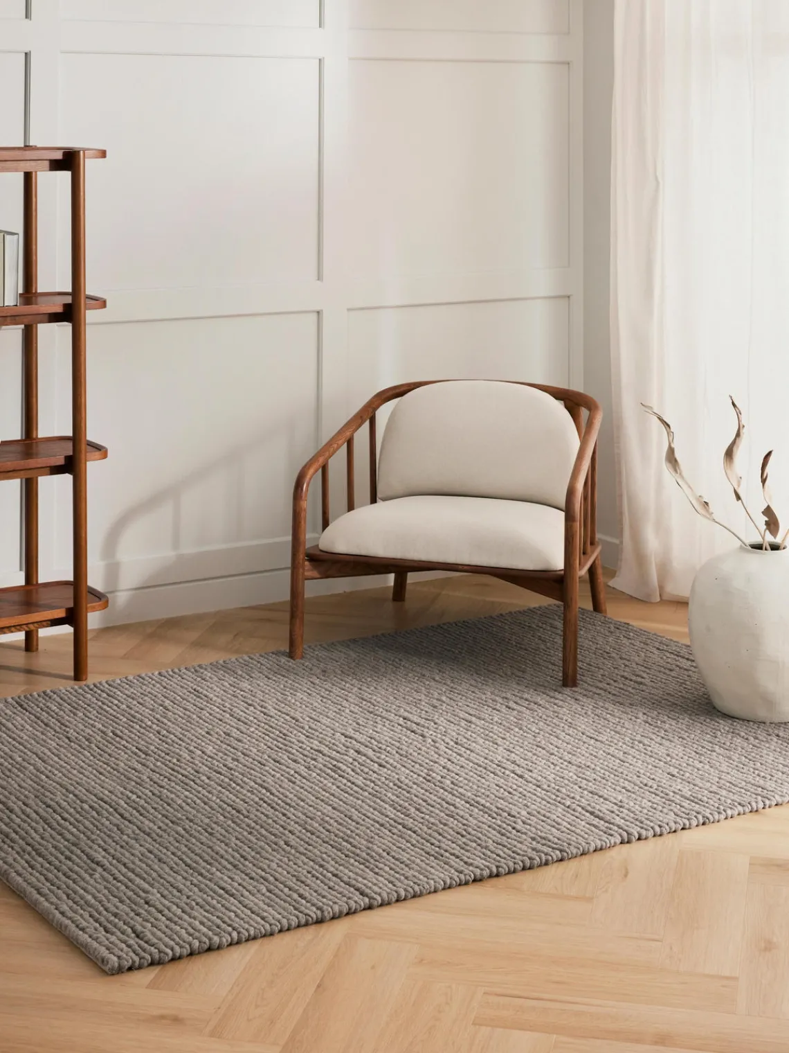 Discount Alfombra de lana trenzada Bruna Rectangular|Alfombras Rectangulares