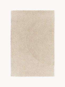 Rectangular|Alfombras Rectangulares>Westwing Collection Alfombra de pelo corto artesanal de lana Eleni Beige claro