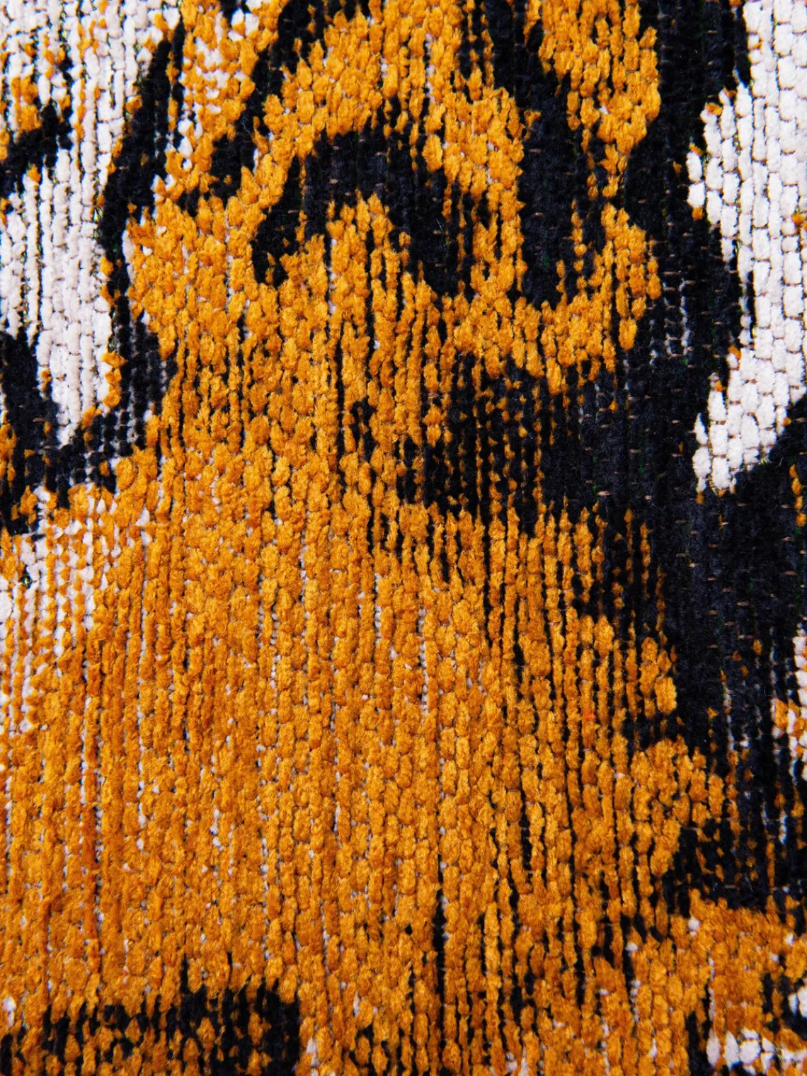 Rectangular|Alfombras Rectangulares>Louis de Poortere Alfombra de pelo corto Pop Verde oscuro, marrón claro, negro, blanco