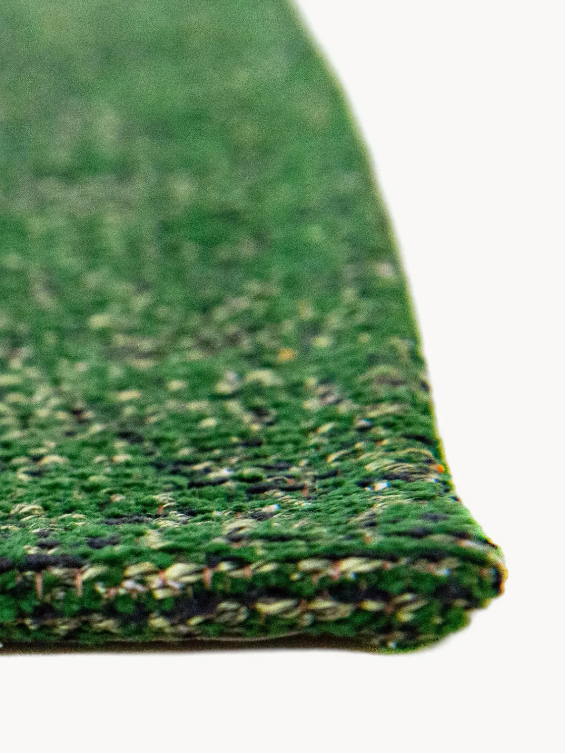 Rectangular|Alfombras Rectangulares>Louis de Poortere Alfombra de pelo corto Pop Verde oscuro, marrón claro, negro, blanco