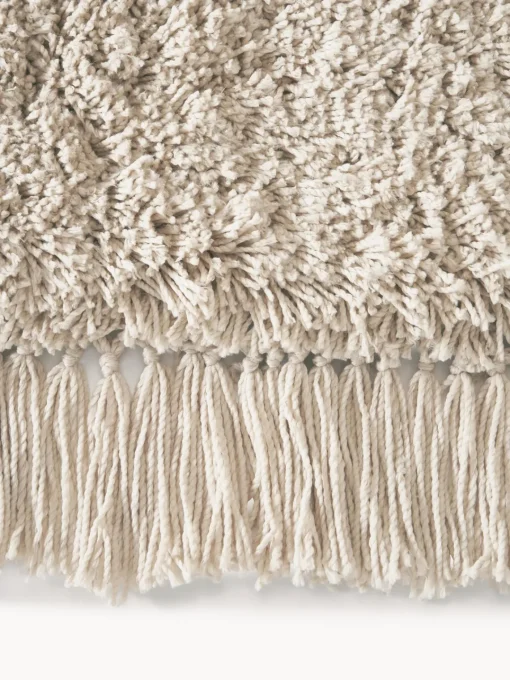 Rectangular|Alfombras Rectangulares>Westwing Collection Alfombra de pelo largo con flecos Dreamy
