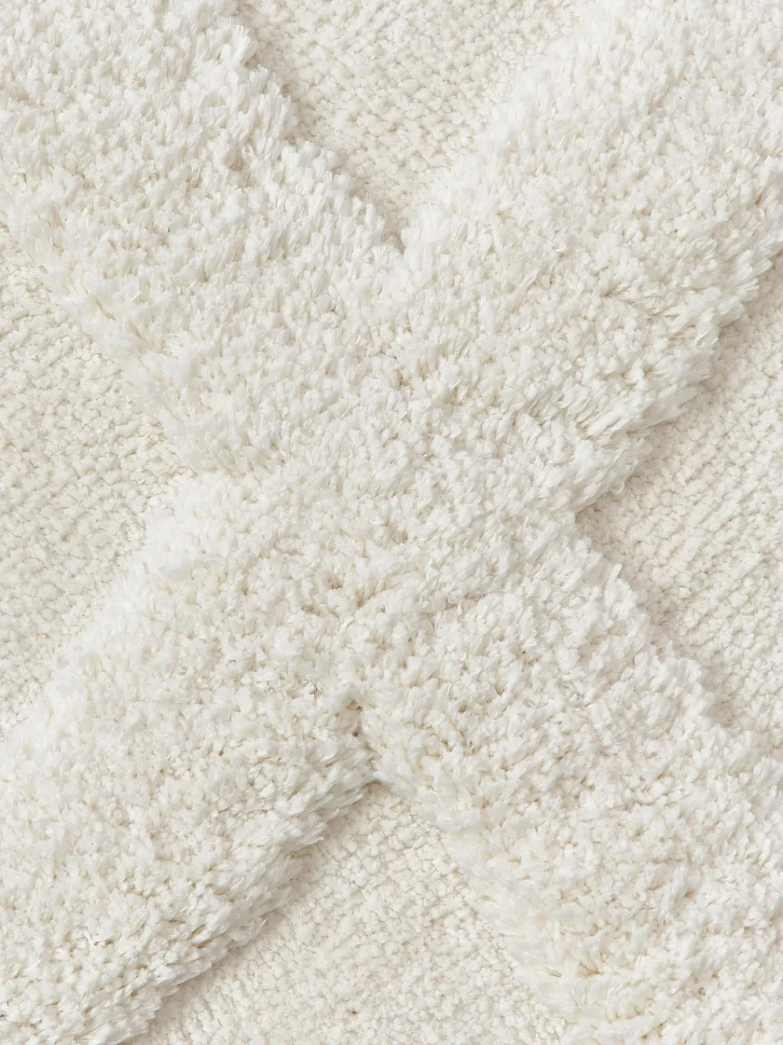 Clearance Alfombra de pelo largo texturizada Magda Rectangular|Alfombras Rectangulares