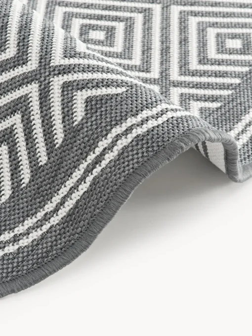 Outlet Alfombra exterior reversible redonda en rombos Reddy Alfombras De Exterior|Alfombras De Exterior