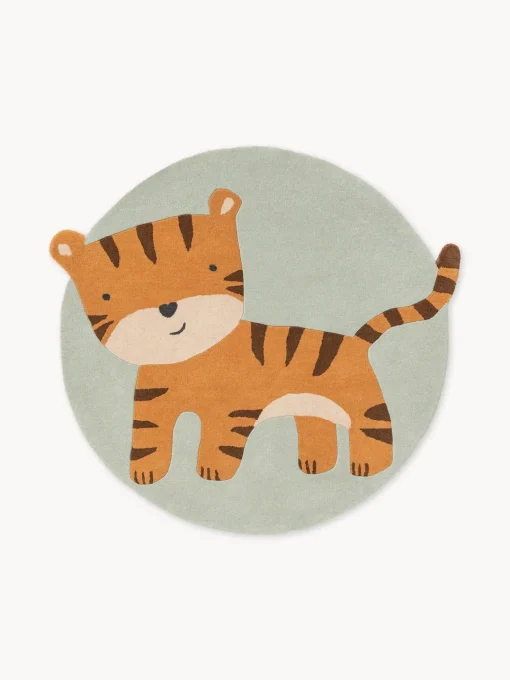 Clearance Alfombra infantil artesanal de lana Savannah Niños Decoración Infantil|Alfombras Infantiles