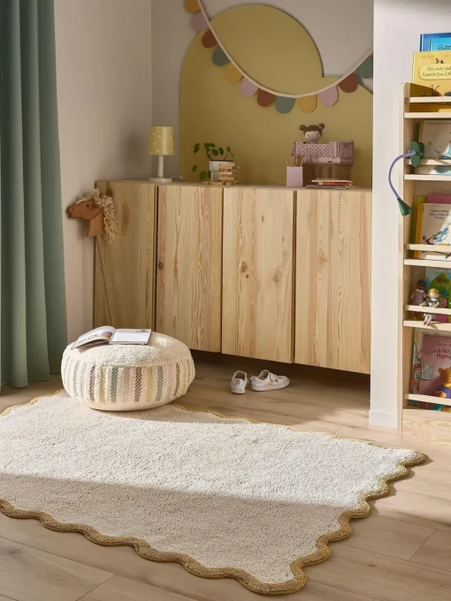 Clearance Alfombra infantil artesanal de algodón Lia, lavable Niños Decoración Infantil|Alfombras Infantiles
