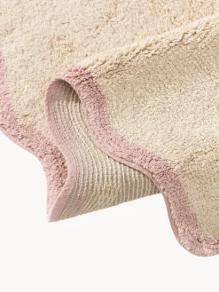 Decoración Infantil|Alfombras Infantiles></noscript>benuta Alfombra infantil artesanal de algodón Lia, lavable Rosa claro, beige claro