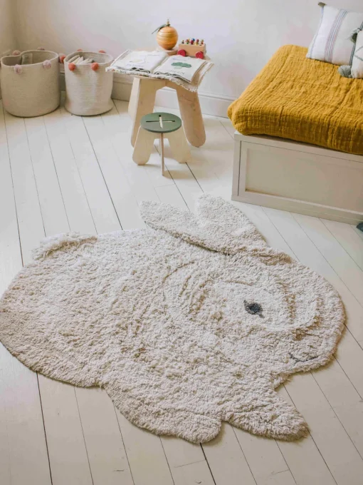 Decoración Infantil|Alfombras Infantiles>Lorena Canals Alfombra infantil artesanal Bunny, lavable
