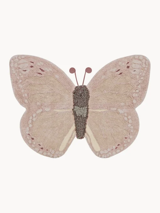 Hot Alfombra infantil artesanal lavable Baby Butterfly Niños Decoración Infantil|Alfombras Infantiles