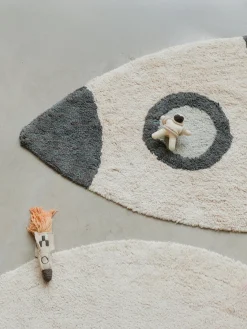 Decoración Infantil|Alfombras Infantiles></noscript>Lorena Canals Alfombra infantil artesanal Rocket, lavable