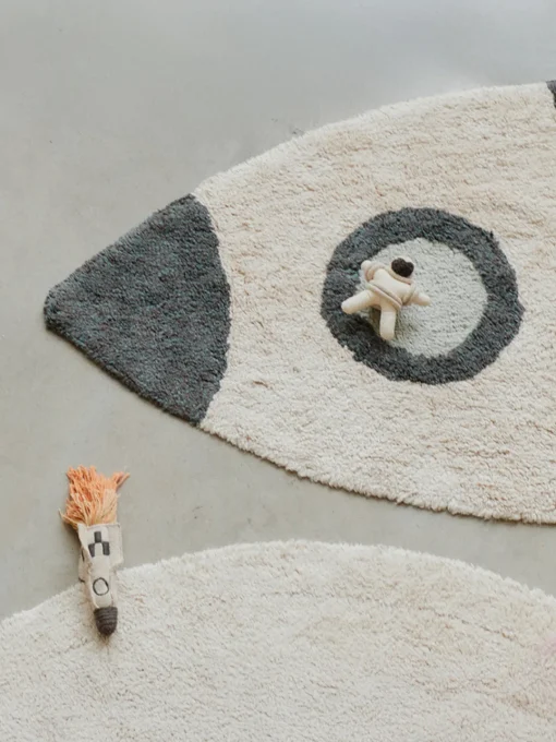 Decoración Infantil|Alfombras Infantiles>Lorena Canals Alfombra infantil artesanal Rocket, lavable