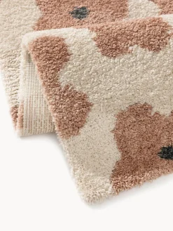 Decoración Infantil|Alfombras Infantiles></noscript>benuta Alfombra infantil con motivos florales Gobi Beige claro, rosa palo