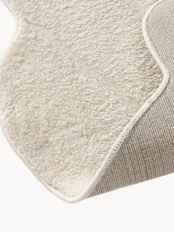 Decoración Infantil|Alfombras Infantiles></noscript>benuta Alfombra infantil en forma de concha Nori Blanco Off White