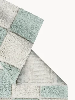 Decoración Infantil|Alfombras Infantiles></noscript>Lorena Canals Alfombra infantil lavable Kitchen Tiles, tamaños diferentes Azul claro, blanco Off White