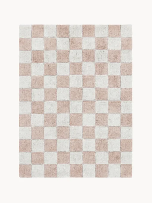 Decoración Infantil|Alfombras Infantiles>Lorena Canals Alfombra infantil lavable Kitchen Tiles, tamaños diferentes Rosa claro, blanco Off White