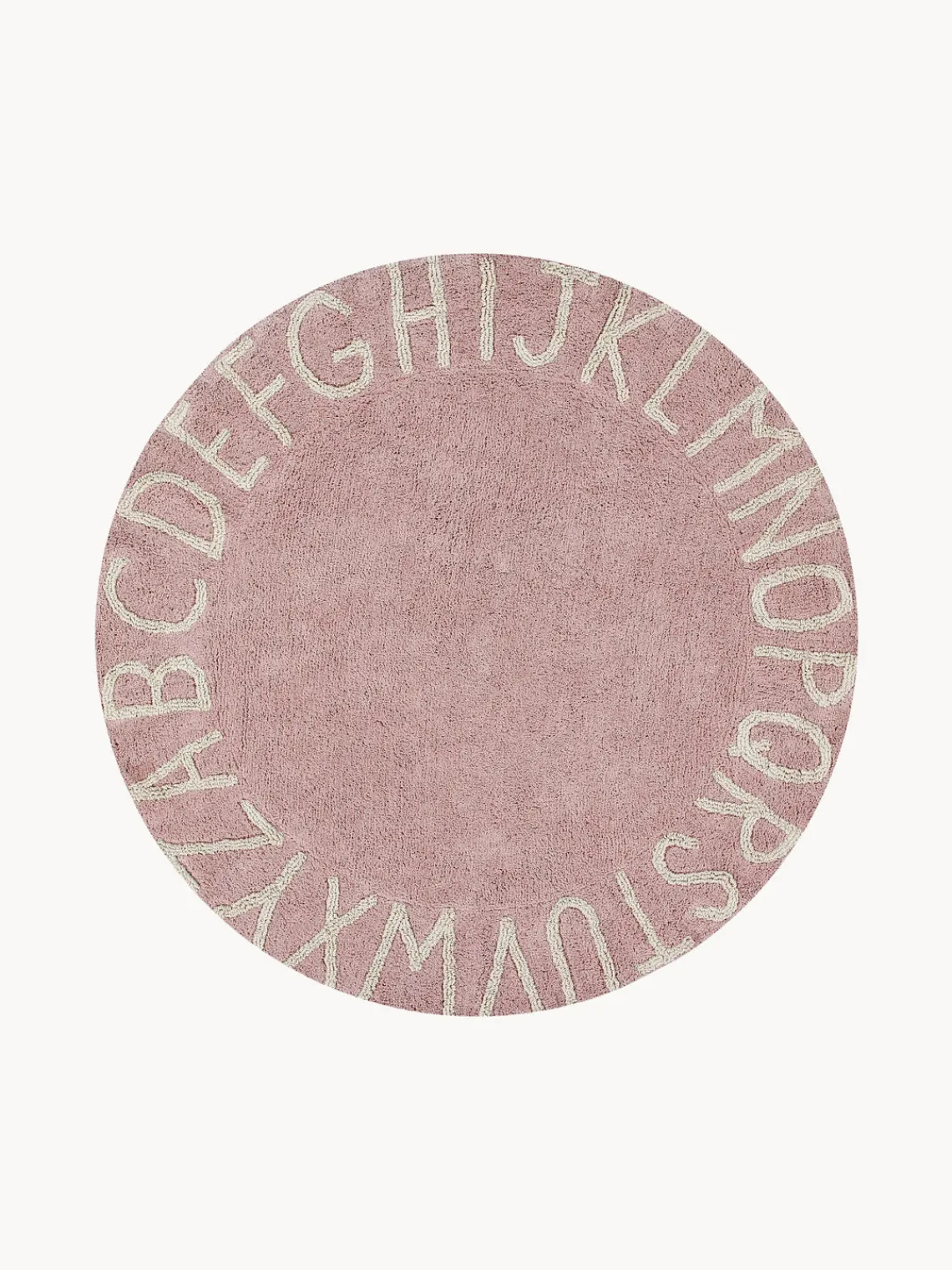 Alfombra infantil redonda con letras de diseño ABC Niños Decoración Infantil|Alfombras Infantiles