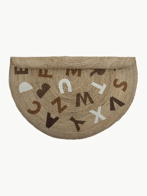 Discount Alfombra infantil redonda de yute Dinne Niños Decoración Infantil|Alfombras Infantiles