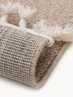 Decoración Infantil|Alfombras Infantiles></noscript>benuta Alfombra infantil texturizada con borlas Momo Beige, beige claro