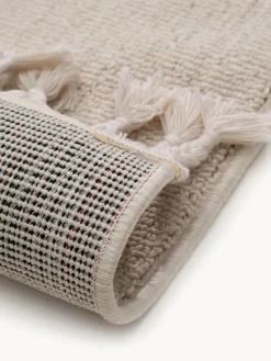 Decoración Infantil|Alfombras Infantiles></noscript>benuta Alfombra infantil texturizada con borlas Momo Tonos beige claro