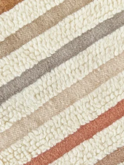 Hot Alfombra kilim artesanal con flecos Calais Rectangular|Alfombras Rectangulares