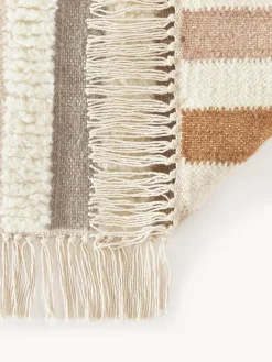 Hot Alfombra kilim artesanal con flecos Calais Rectangular|Alfombras Rectangulares