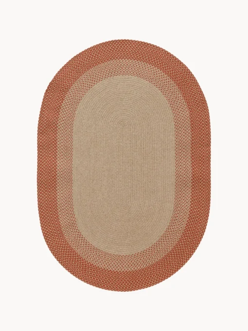Alfombras De Exterior|Alfombras De Exterior>benuta Alfombra ovalada de interior/exterior Nandi Beige, terracota
