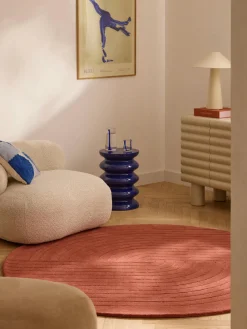 New Alfombra redonda artesanal de lana Mason Redonda|Alfombras Rectangulares