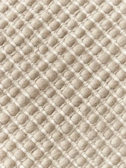 Redonda|Alfombras Rectangulares></noscript>Westwing Collection Alfombra redonda artesanal de lana Amaro Beige claro, blanco crema