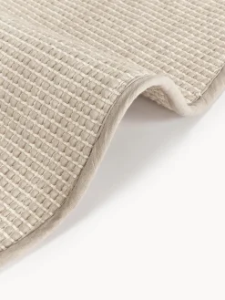 Redonda|Alfombras Rectangulares></noscript>Westwing Collection Alfombra redonda artesanal de lana Amaro Beige claro, blanco crema