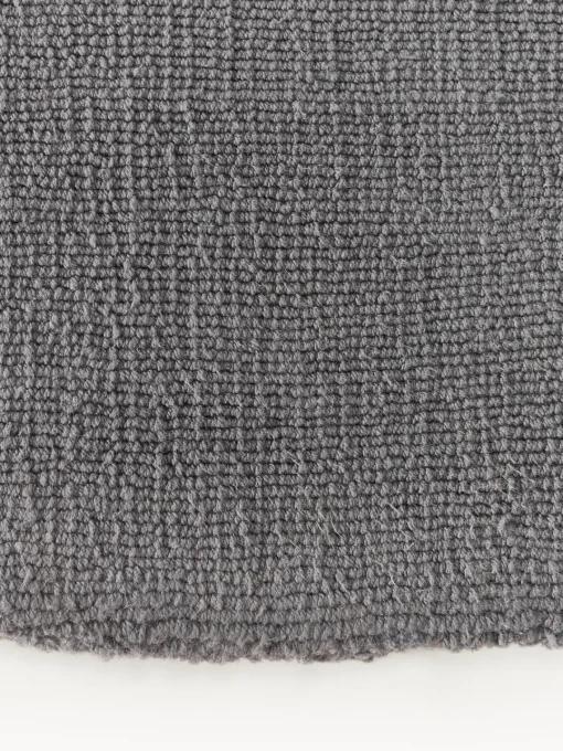 Redonda|Alfombras Rectangulares>Westwing Collection Alfombra redonda de algodón artesanal Lora Gris oscuro