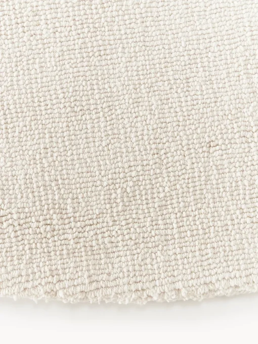 Redonda|Alfombras Rectangulares>Westwing Collection Alfombra redonda de algodón artesanal Lora Blanco Off White