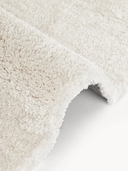 Redonda|Alfombras Rectangulares>Westwing Collection Alfombra redonda de pelo largo Leighton Blanco Off White