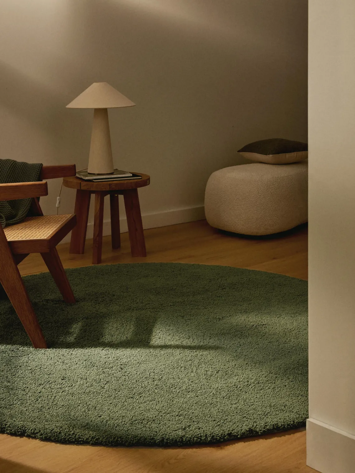 Outlet Alfombra redonda de pelo largo Leighton Redonda|Alfombras Rectangulares