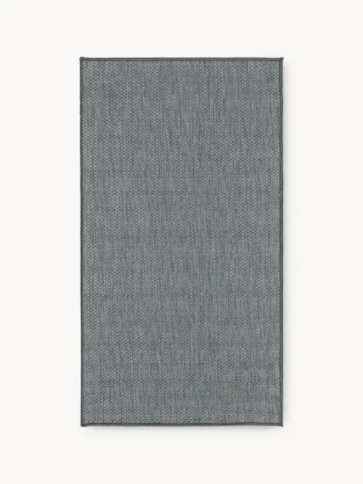 Alfombras De Exterior|Alfombras De Exterior>Westwing Collection Alfombra reversible para interior y exterior Whitby Gris oscuro, blanco Off White