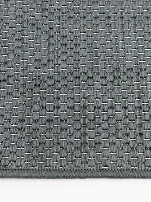 Alfombras De Exterior|Alfombras De Exterior>Westwing Collection Alfombra reversible para interior y exterior Whitby Gris oscuro, blanco Off White