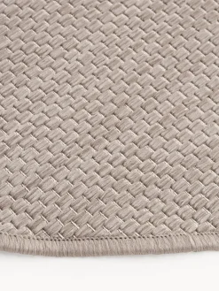 Alfombras De Exterior|Alfombras De Exterior></noscript>Westwing Collection Alfombra reversible redonda para interior y exterior Whitby Taupe, blanco Off White
