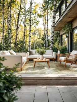 Online Alfombra tejida Jacquard Virgin Land Rectangular|Alfombras Rectangulares