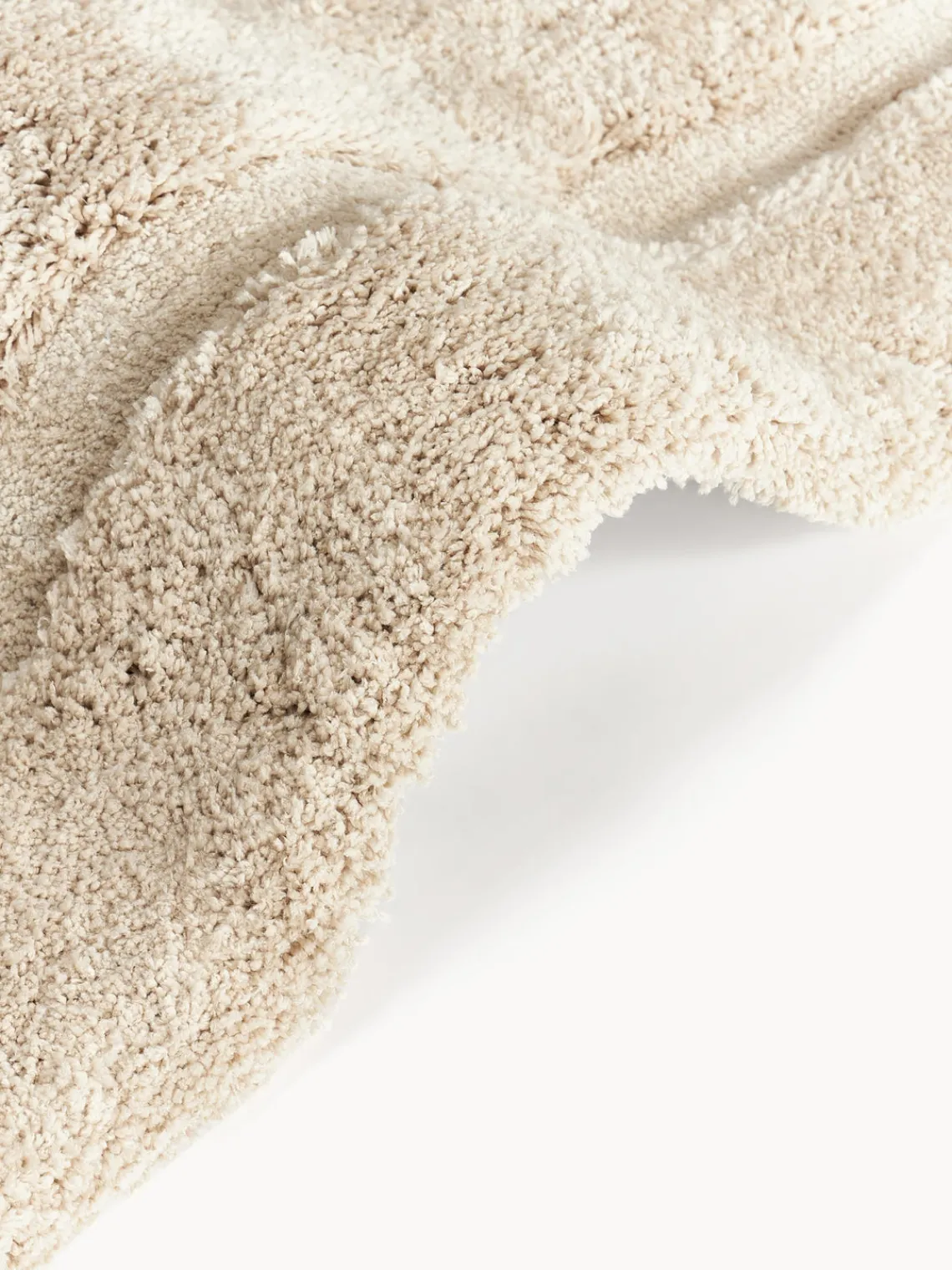 Alfombra texturizada de pelo largo Jade Rectangular|Alfombras Rectangulares