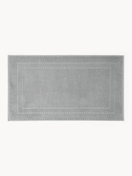 Alfombras De Baño|Mantas>Westwing Collection Alfombrilla de baño antideslizante con diseño de panal Katharina Gris oscuro