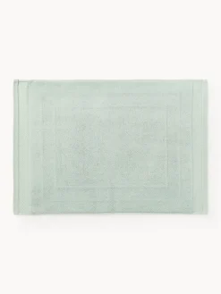 Alfombras De Baño|Mantas></noscript>Westwing Collection Alfombrilla de baño antideslizante de algodón ecológico Premium Verde salvia