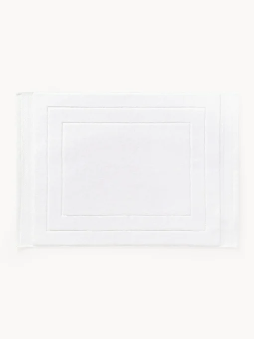 Alfombras De Baño|Mantas>Westwing Collection Alfombrilla de baño antideslizante de algodón ecológico Premium Blanco