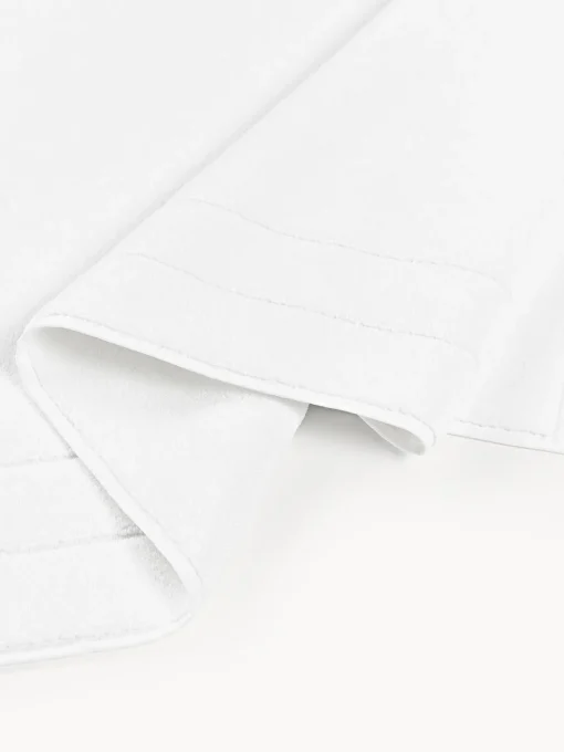Alfombras De Baño|Mantas>Westwing Collection Alfombrilla de baño antideslizante de algodón ecológico Premium Blanco