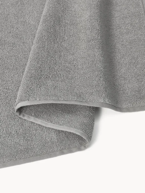 Alfombras De Baño|Mantas>Westwing Collection Alfombrilla de baño antideslizante de algodón ecológico Premium Gris oscuro