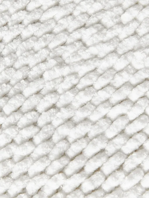 Alfombras De Baño|Mantas>Westwing Collection Alfombrilla de baño antideslizante Lilith Blanco