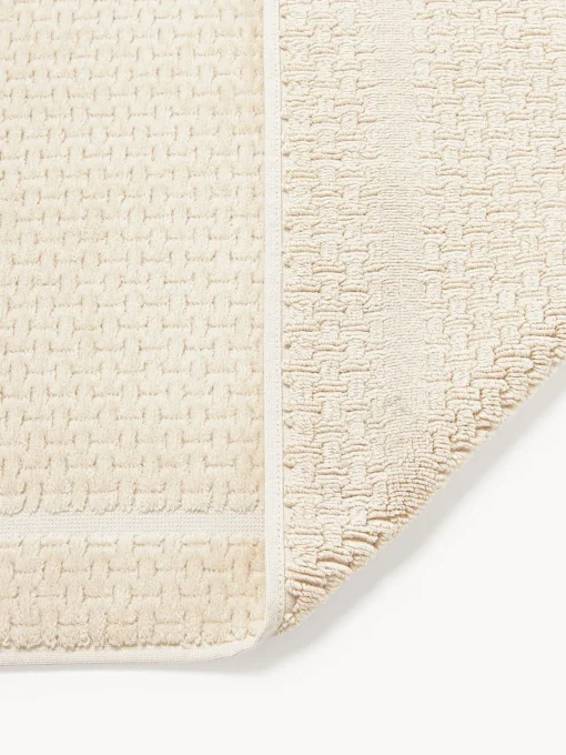 Alfombras De Baño|Mantas>Westwing Collection Alfombrilla de baño antideslizante Niam Beige claro