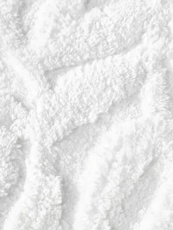 Outlet Alfombrilla de baño antideslizante con diseño en relieve Leaf Alfombras De Baño|Mantas