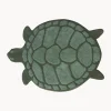 New Alfombrilla de baño de algodón orgánico en forma de tortuga Lazy Alfombras De Baño|Mantas