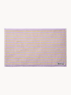 Alfombras De Baño|Mantas>Bongusta Alfombrilla de baño de algodón ecológico Naram Lavanda, amarillo claro