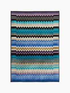 Alfombras De Baño|Mantas>Missoni Alfombrilla de baño Giacomo Multicolor, tonos beige, turquesa y azules